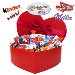 Coffret coeur rouge - 80...