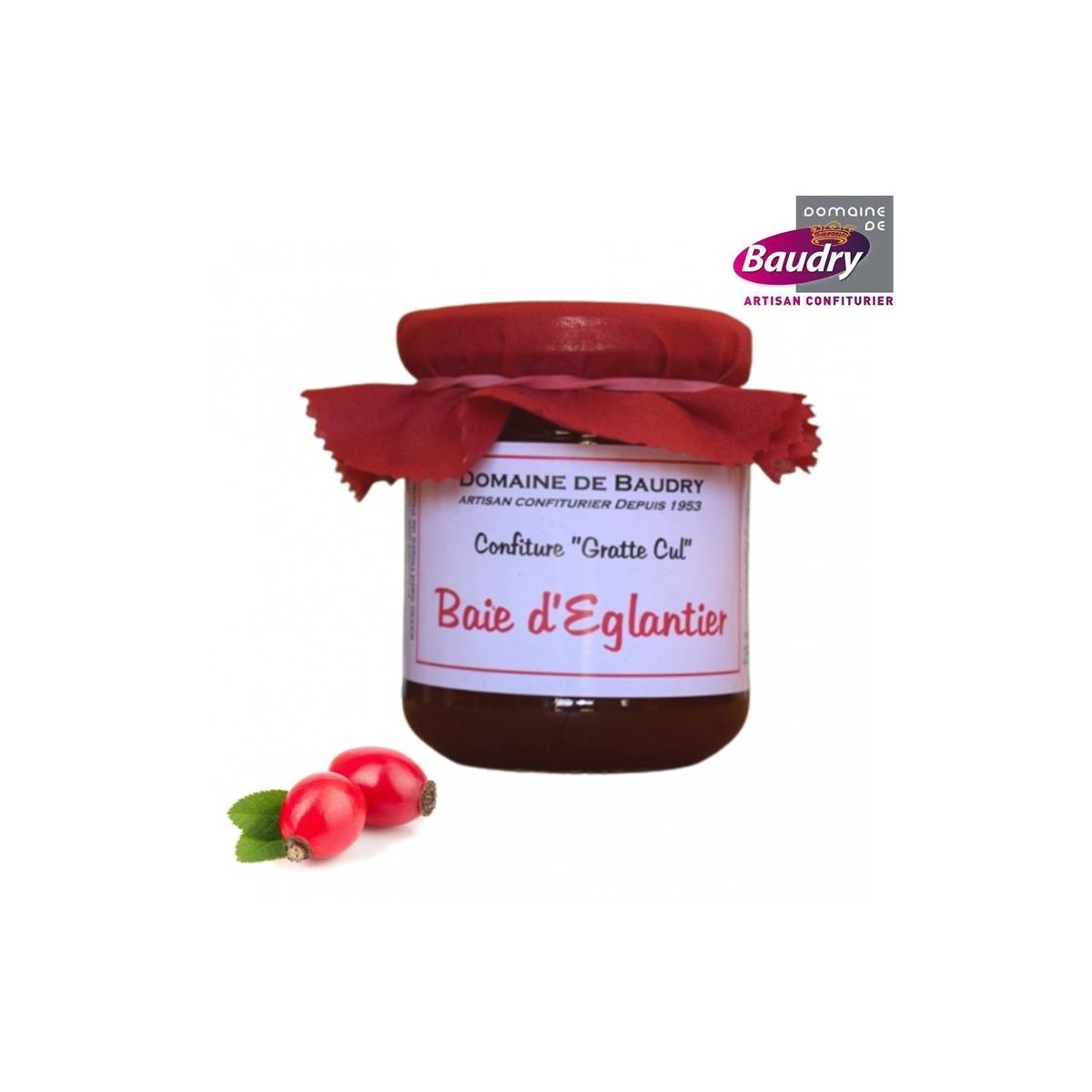 Confiture Baie d'églantier 250 g - BAUDRY