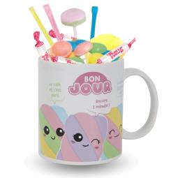 Mug 30cl KAWAÏ "BONJOUR" -...