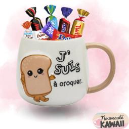 Mug KAWAÏ "brioche" + 20...