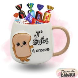 Mug 40 cl KAWAÏ "brioche" +...