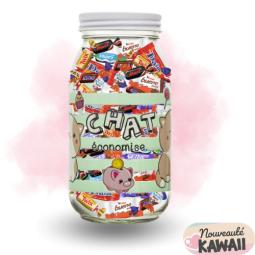 Tirelire KAWAÏ "Chat" + 30...