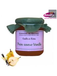 Confiture Poire saveur vanille 250 g - BAUDRY