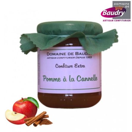 Confiture Pomme cannelle 250 g - BAUDRY