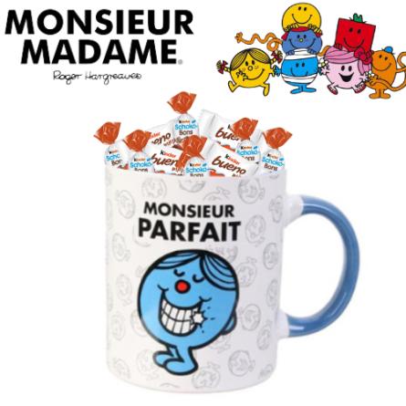Mug Monsieur PARFAIT avec 20 chocolats KINDER