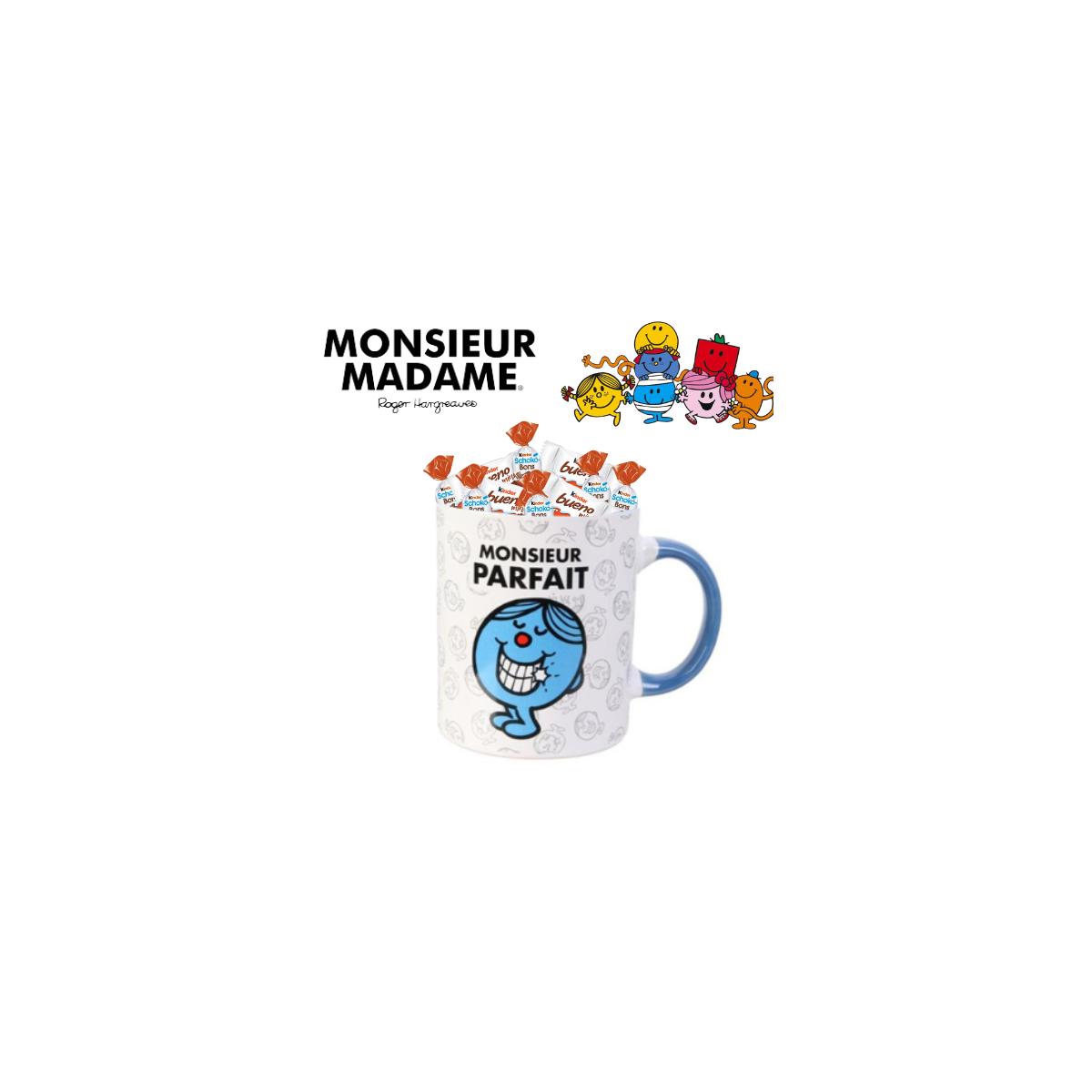 Mug Monsieur PARFAIT avec 20 chocolats KINDER
