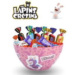 Bol Lapin crétin rose + 30...
