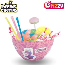 Bol Lapin crétin rose + 25...