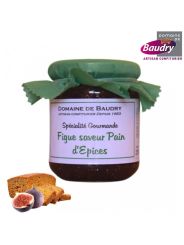 Confiture Figue pain d'épices 250 g - BAUDRY