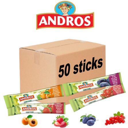 ANDROS Mix confitures - stick 20 gr - carton 50 pcs