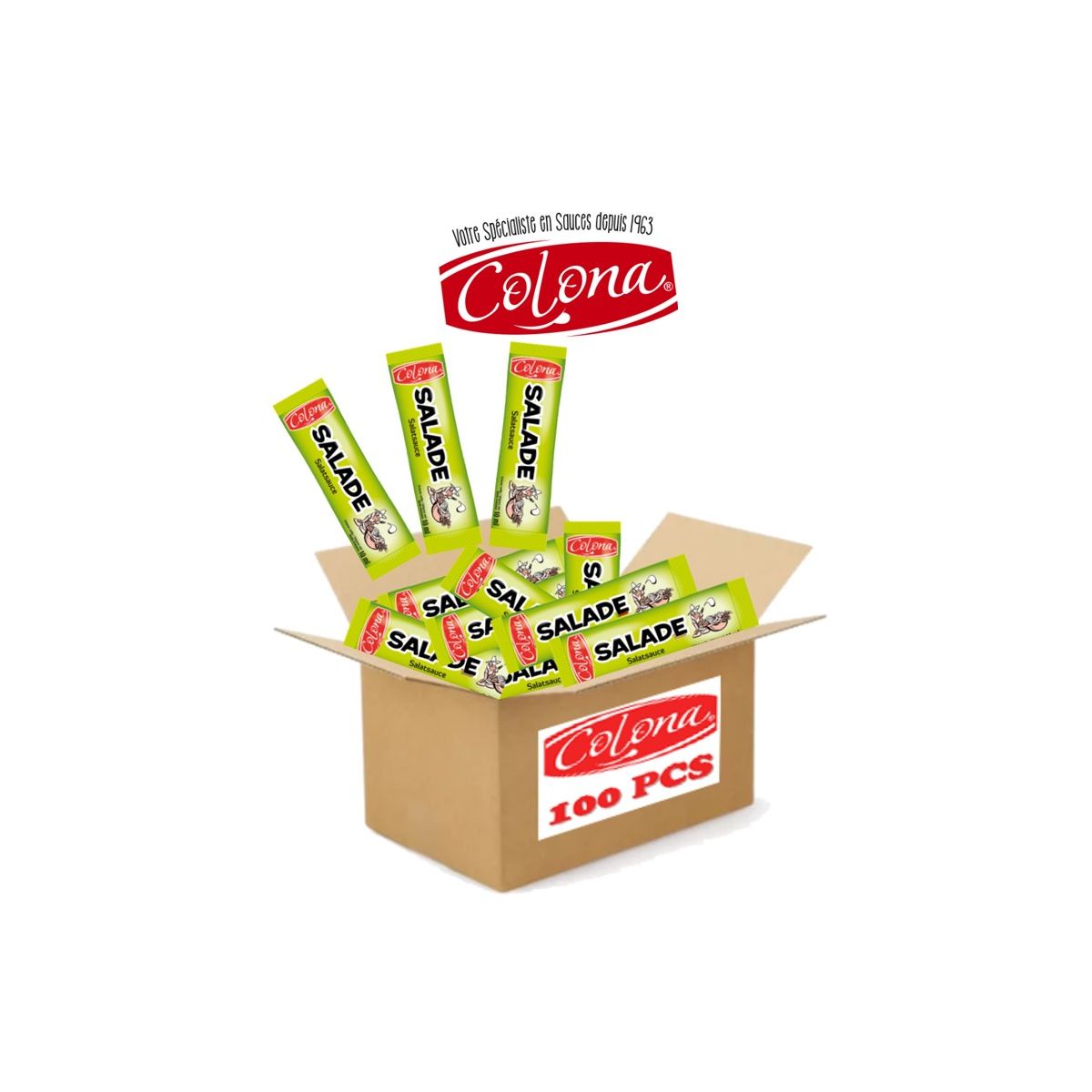 Salade stick individuel - 100 x 10 gr