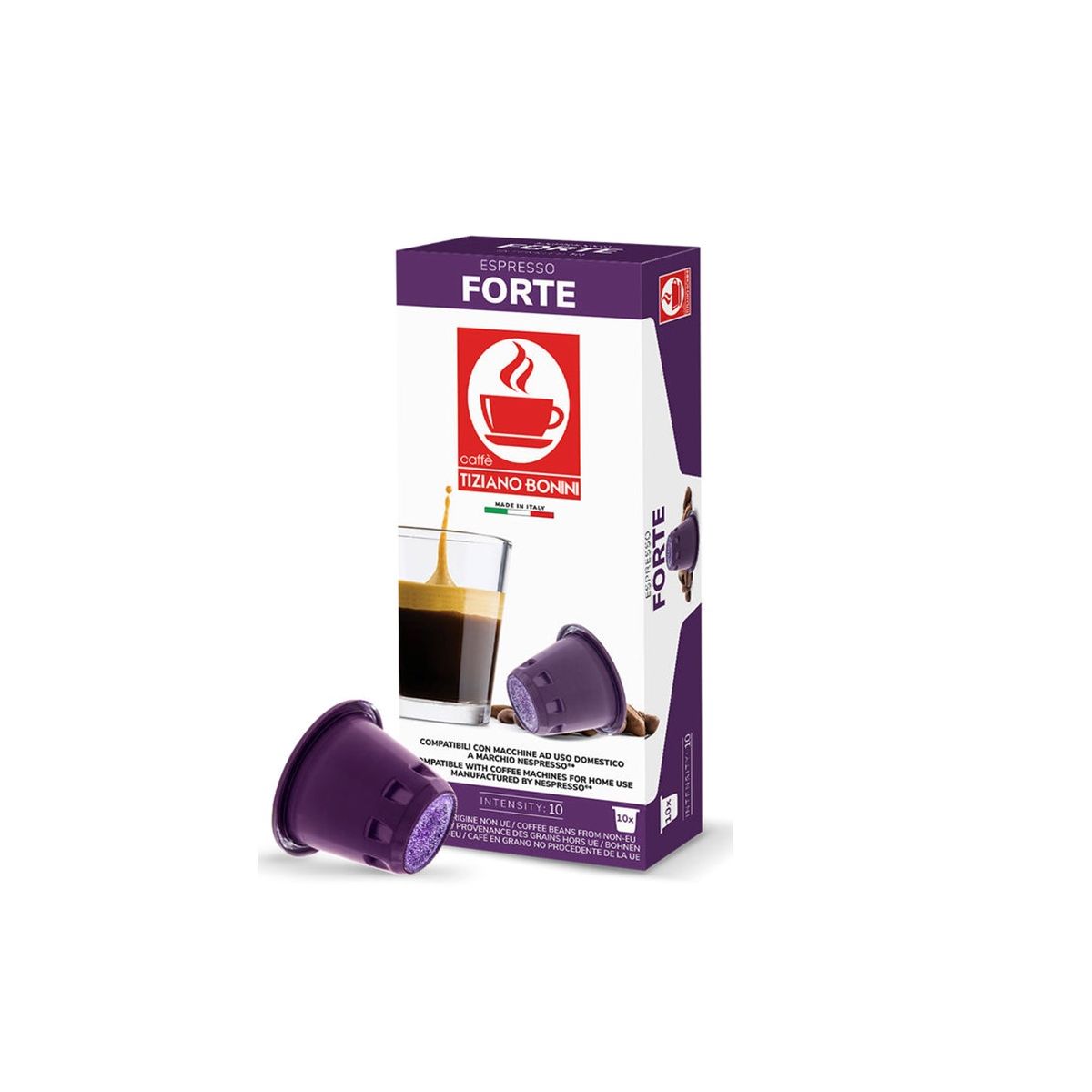 BONINI café forte - 1 boîte 10 capsules