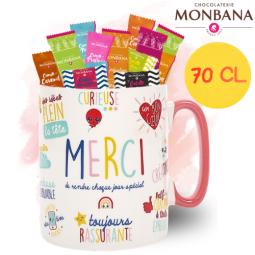 Mug "Merci" 70cl + 60 mix...