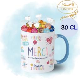 Mug "Merci" 30cl + 15 LINDOR