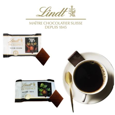 LINDT® Mini excellence noir assortis