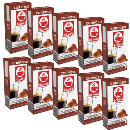 BONINI café corposo - 10 boîtes 10 capsules