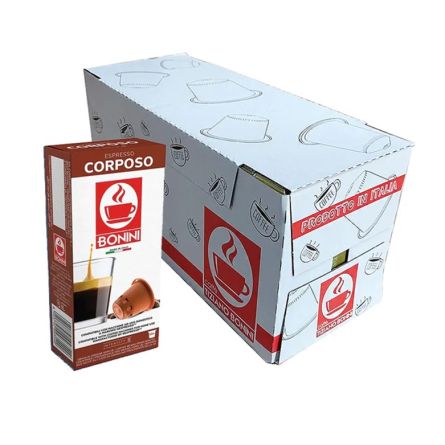 BONINI café corposo - 20 boîtes 10 capsules