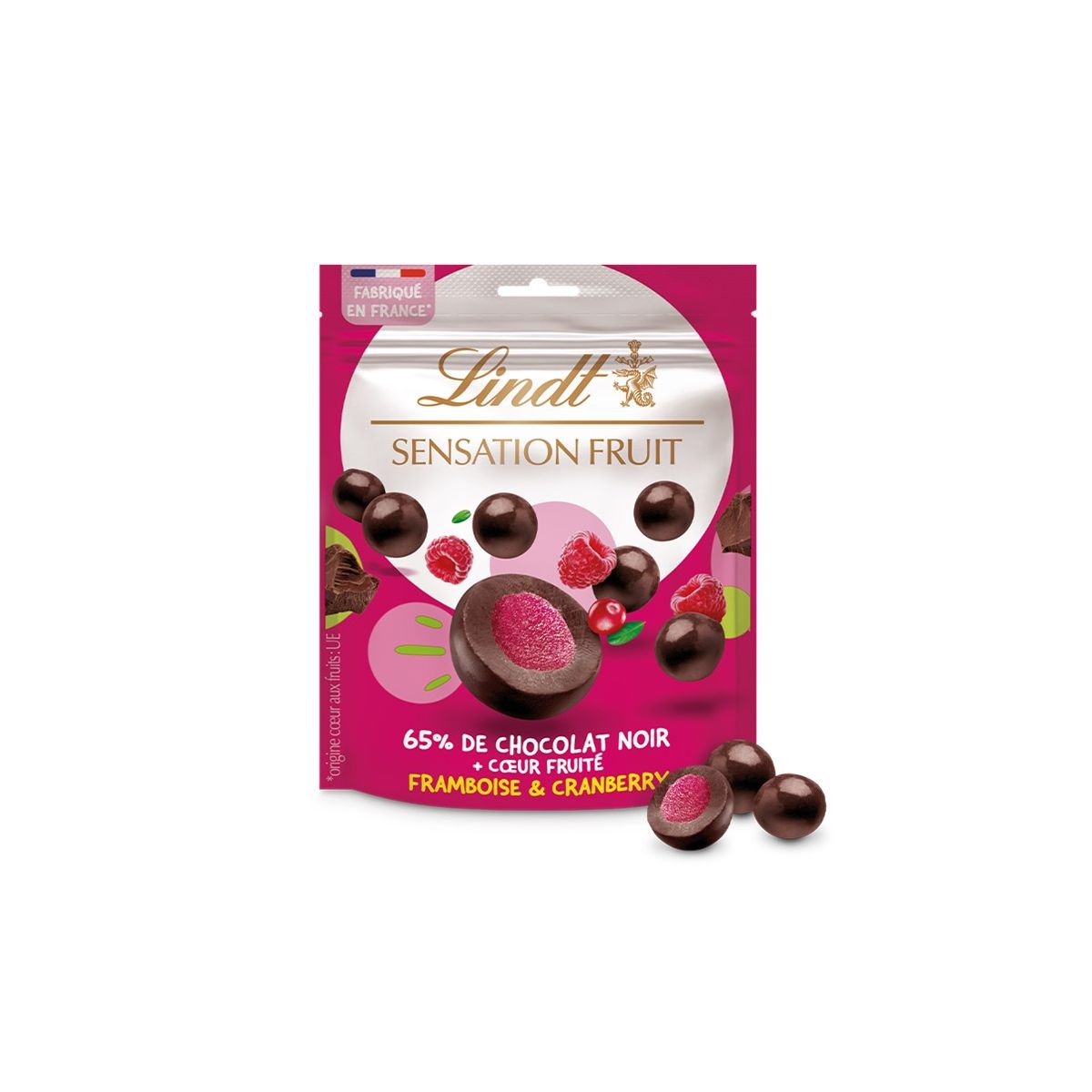 Sensation fruit Framboise & Cranberry - LINDT®