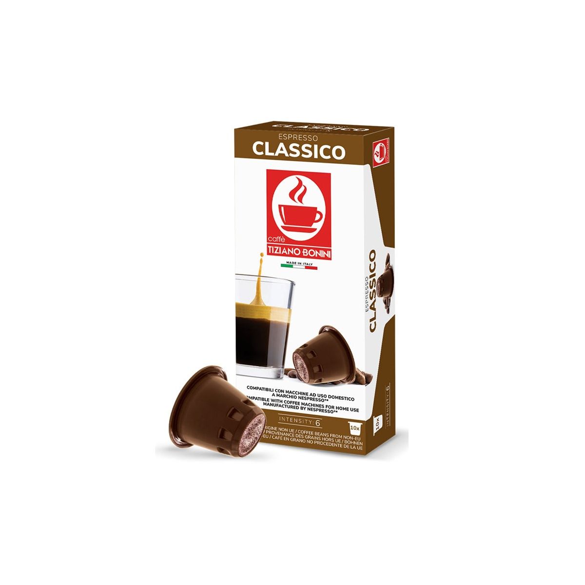 BONINI café classico - 1 boîte 10 capsules