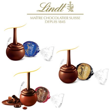 Assortiment chocolat noir- LINDOR® Sachet 25 pcs