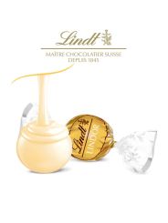 Chocolat blanc coeur fondant - LINDOR® Sachet 25 pcs