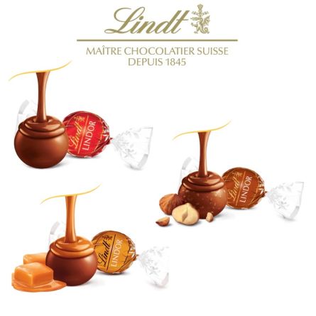 Assortiment chocolat lait classique - LINDOR® Sachet 25 pcs