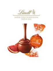 Chocolat lait orange sanguine - LINDOR® Sachet 25 pcs