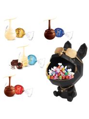 Statue chien  Bulldog noir 20 pcs - LINDOR®