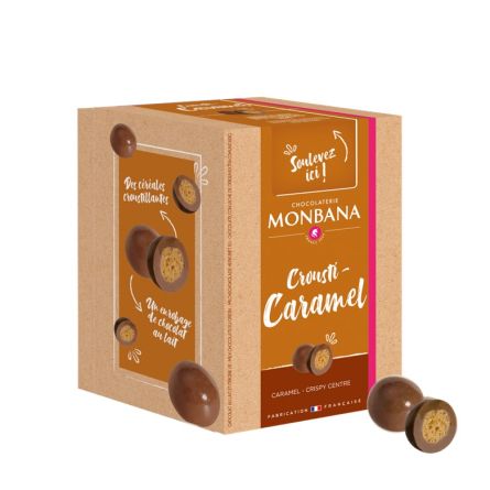 Crousti-caramel boîte distributrice 135 g - MONBANA®