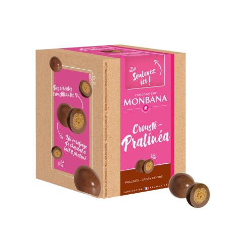 Crousti-pralinéa boîte distributrice 135 g - MONBANA®