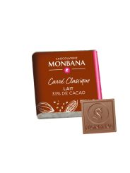 Carré lait 33% - MONBANA® Sachet 50 pcs