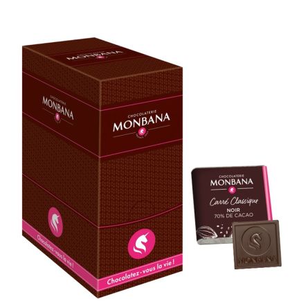 Carré noir 70% - MONBANA® Boîte 200 pcs