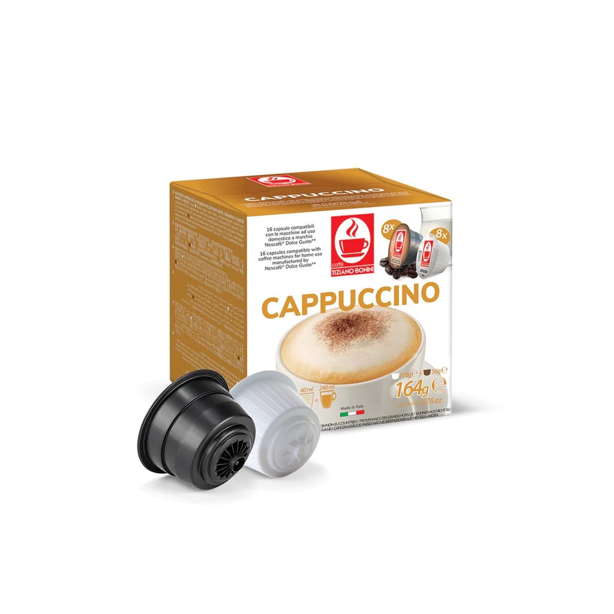 BONINI cappuccino - 1 boîte 16 capsules